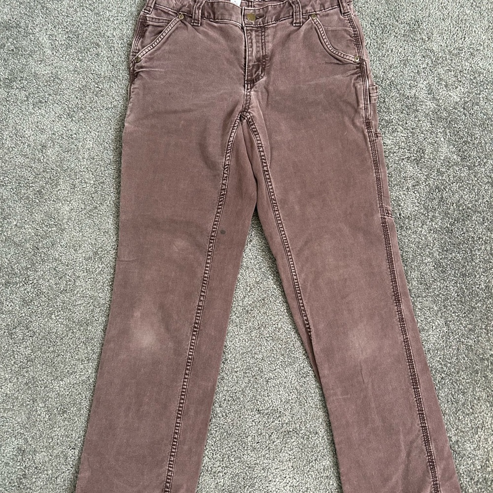 Carhartt Brown Boot Cut Corduroy Pants